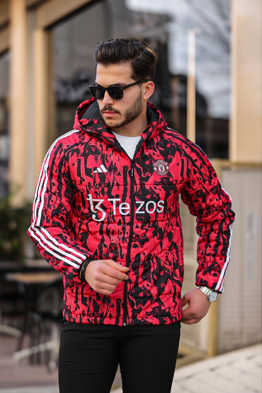 Manchester United Coat | Premium Manchester United Streetwear Puffy Jacket