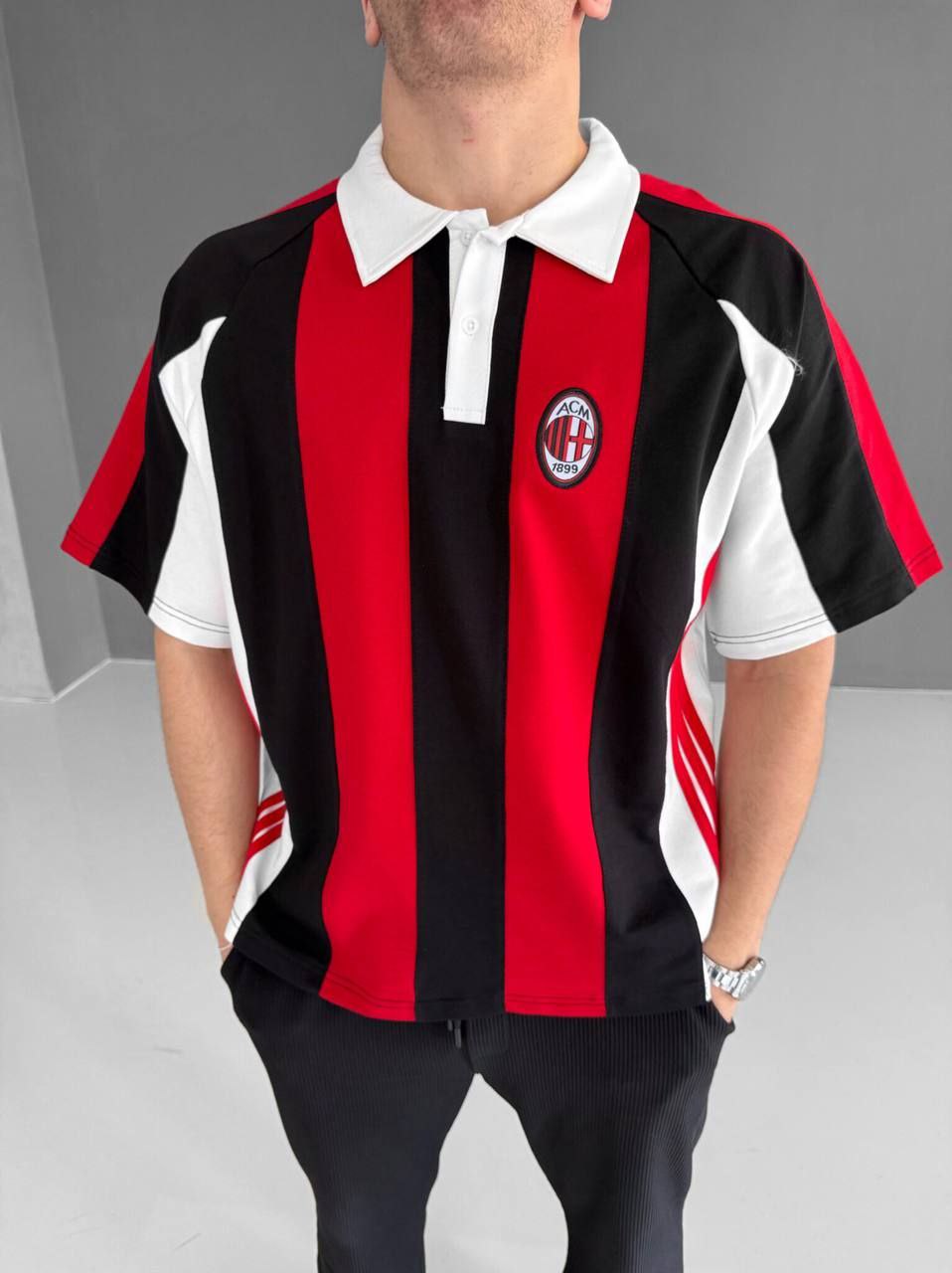 AC Milan T-Shirt | Rossoneri Fan Shirt | Italian Football Culture Tee | Retro Soccer Graphic Tee