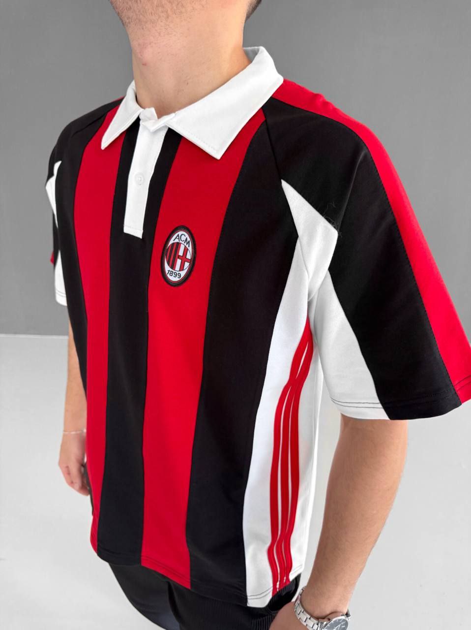 AC Milan T-Shirt | Rossoneri Fan Shirt | Italian Football Culture Tee | Retro Soccer Graphic Tee