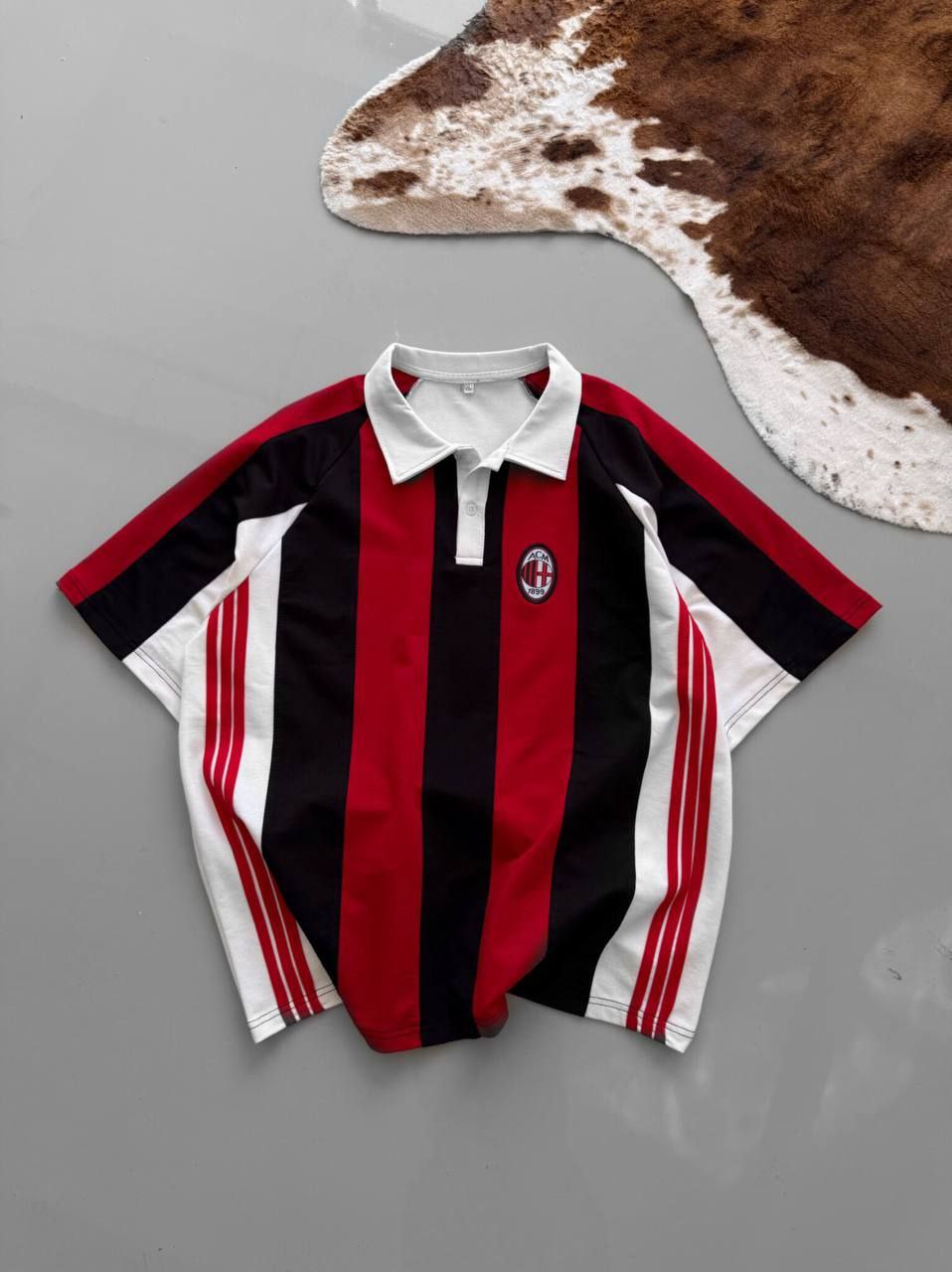 AC Milan T-Shirt | Rossoneri Fan Shirt | Italian Football Culture Tee | Retro Soccer Graphic Tee