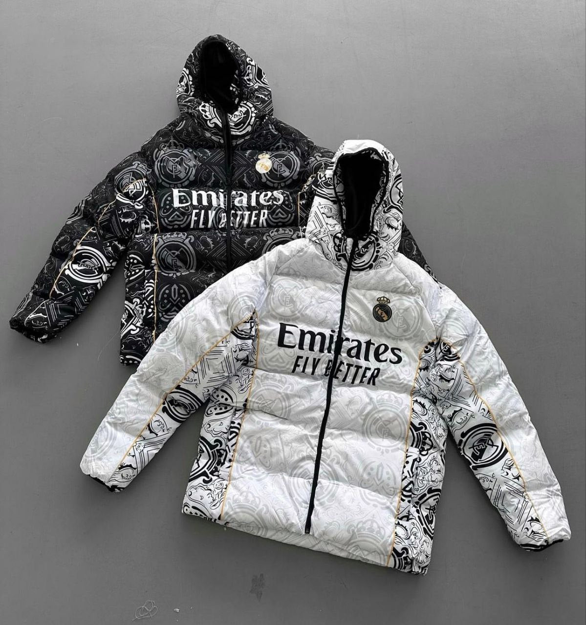 Real Madrid Coat | Premium Real Madrid Streetwear Puffy Jacket