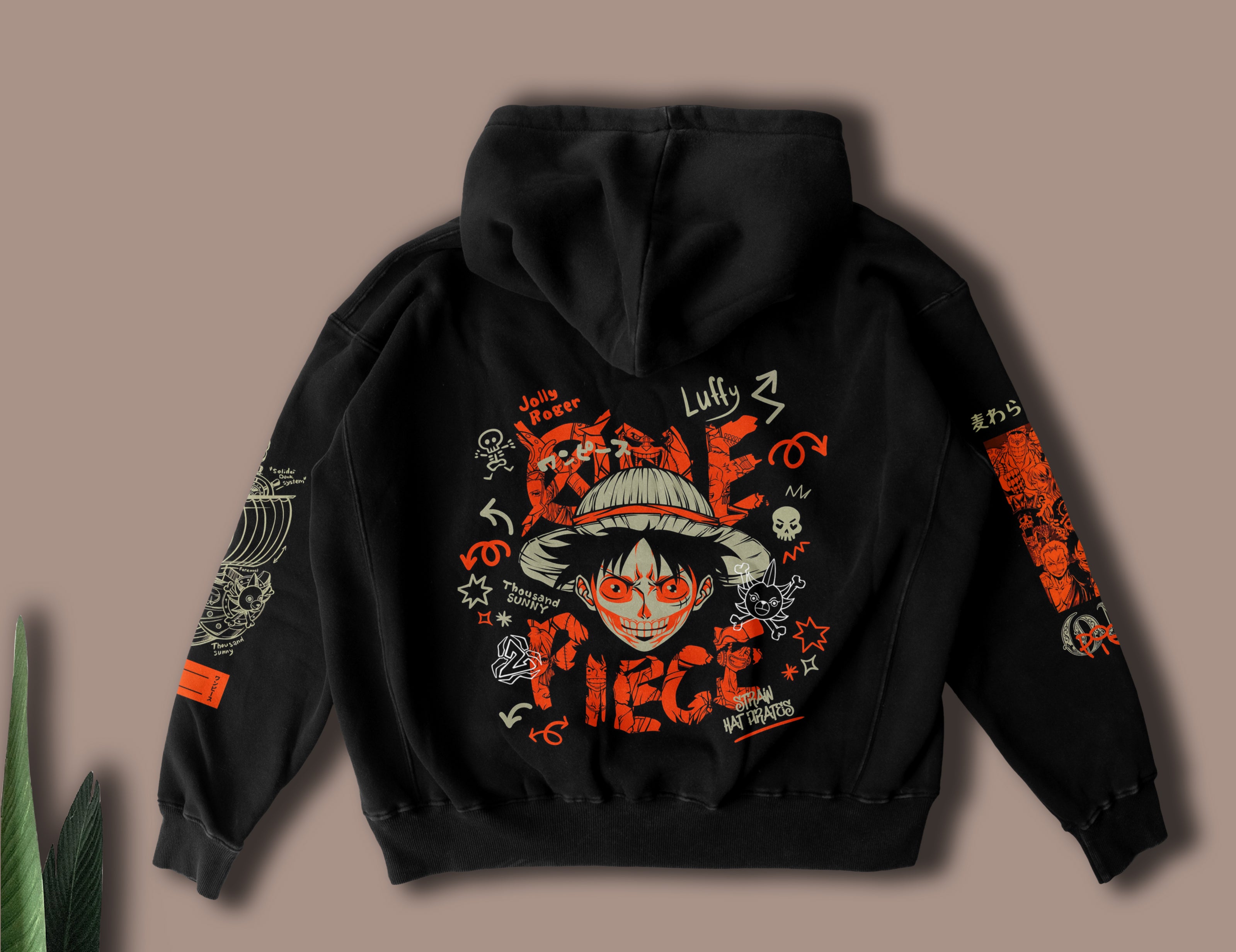 One Piece Cosplay |  Unisex Luffy and Team Hoodie