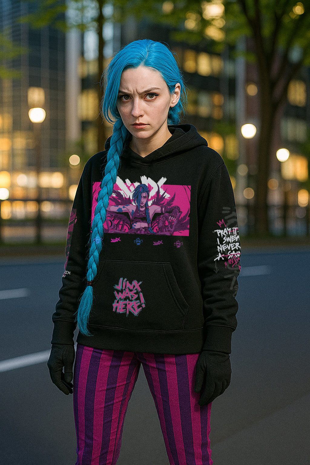 Arcane Cosplay | Unisex Jinx Hoodie