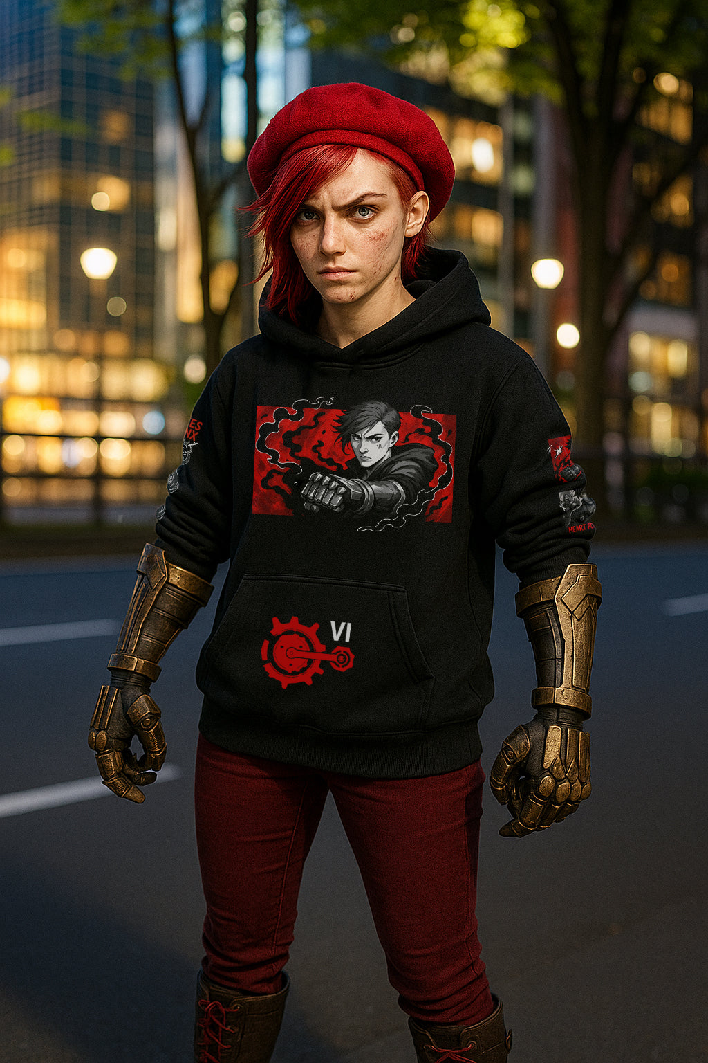 Arcane Cosplay | Unisex VI Hoodie