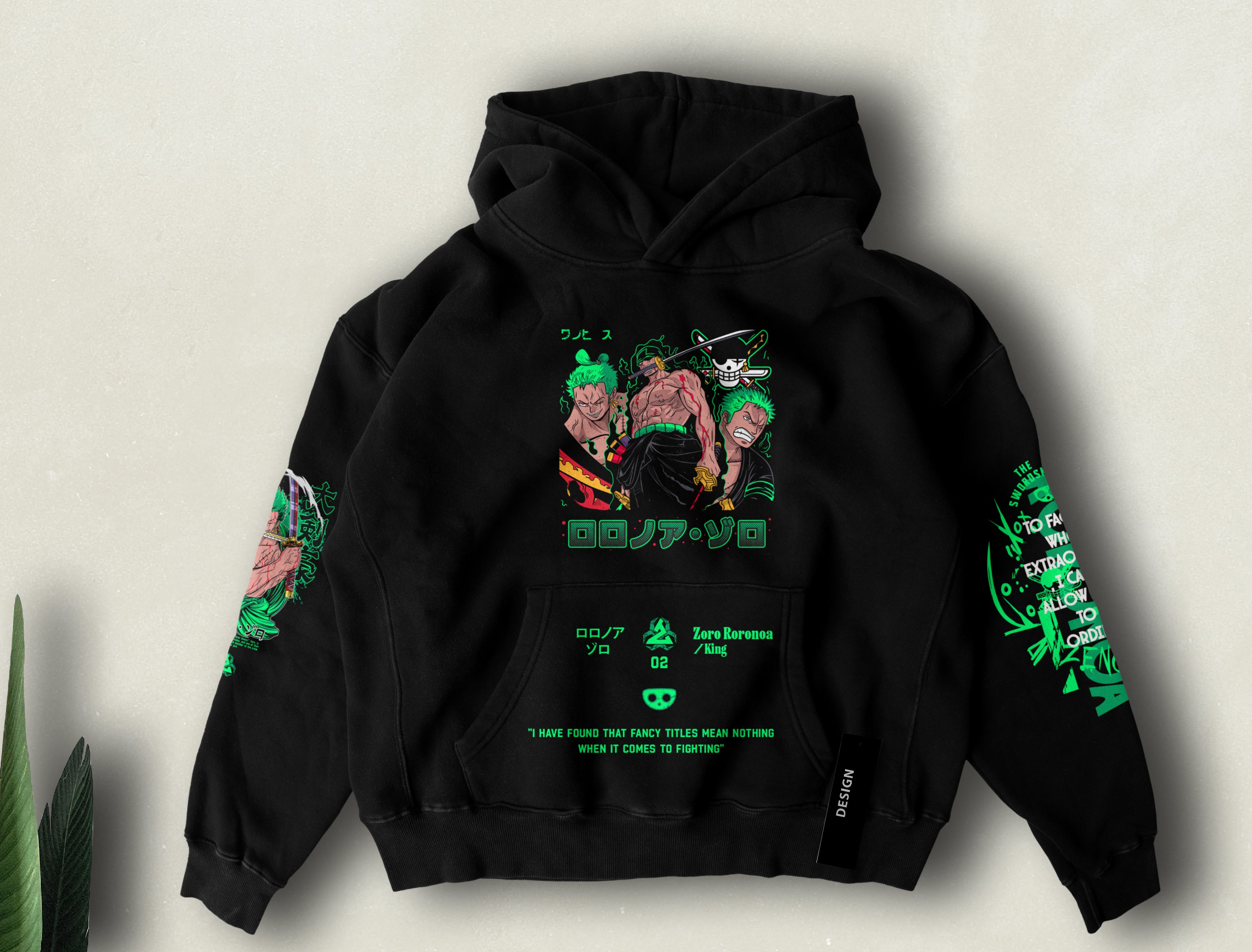 One Piece Hoodie |  Unisex Zoro Hoodie