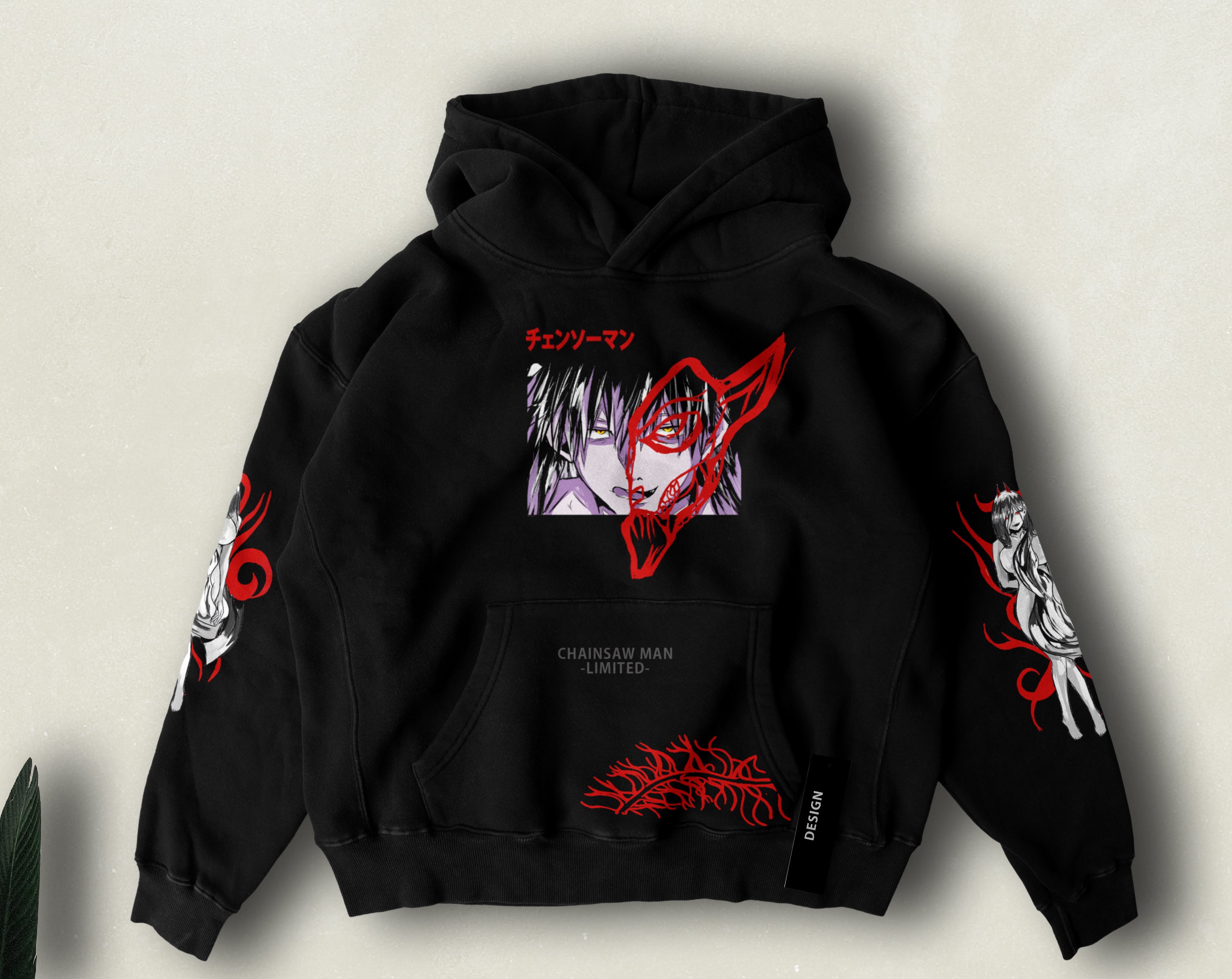 Chainsaw Man Denji Hoodie with anime streetwear design – unisex cosplay pullover for anime fans
