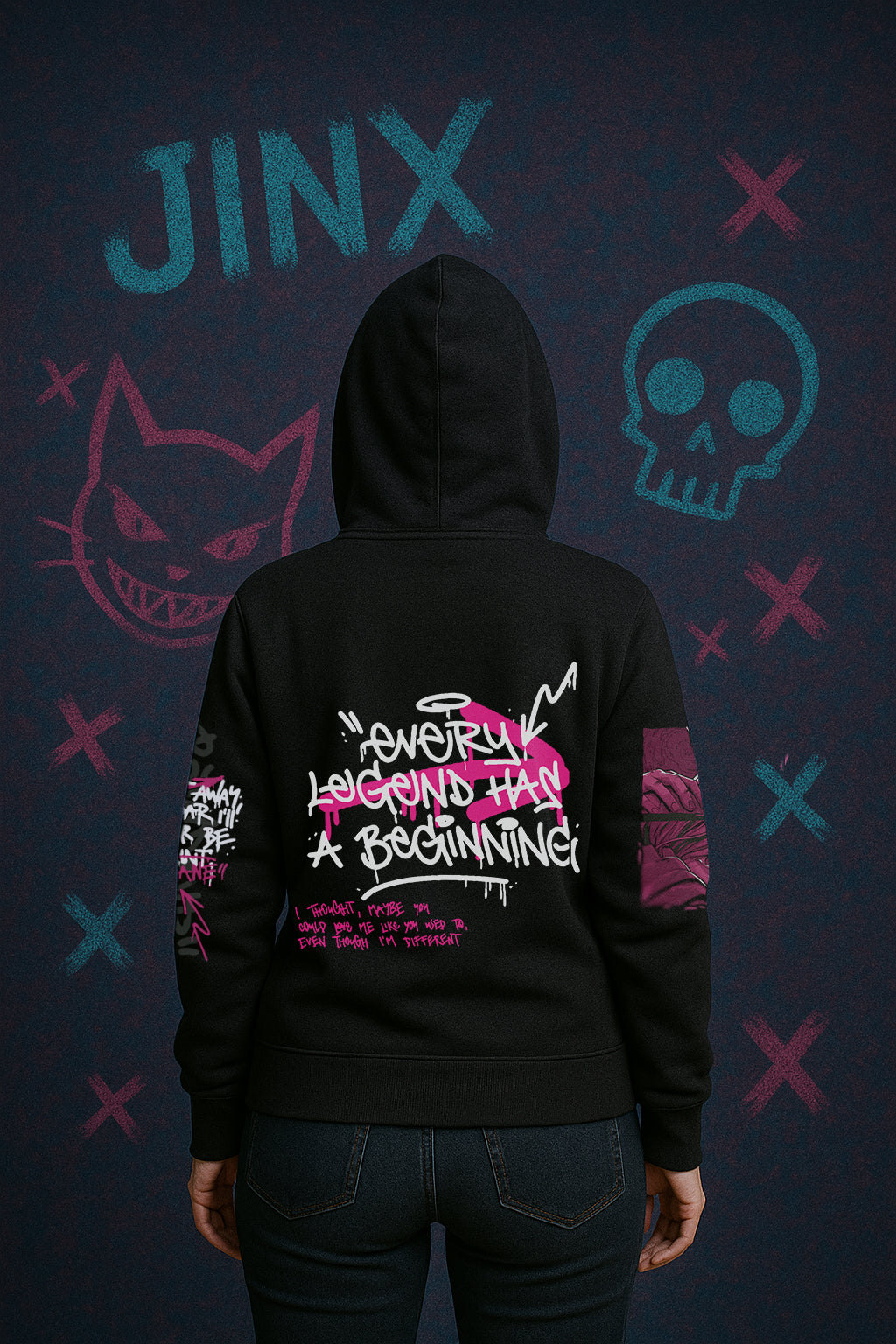 Arcane Cosplay | Unisex Jinx Hoodie