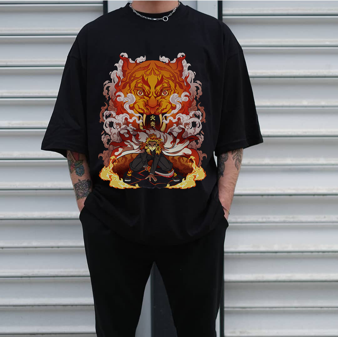 Demon Slayer Tshirt | Unisex Rengoku Tee