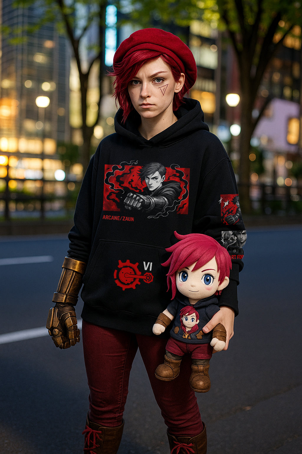 Arcane Cosplay | Unisex VI Hoodie