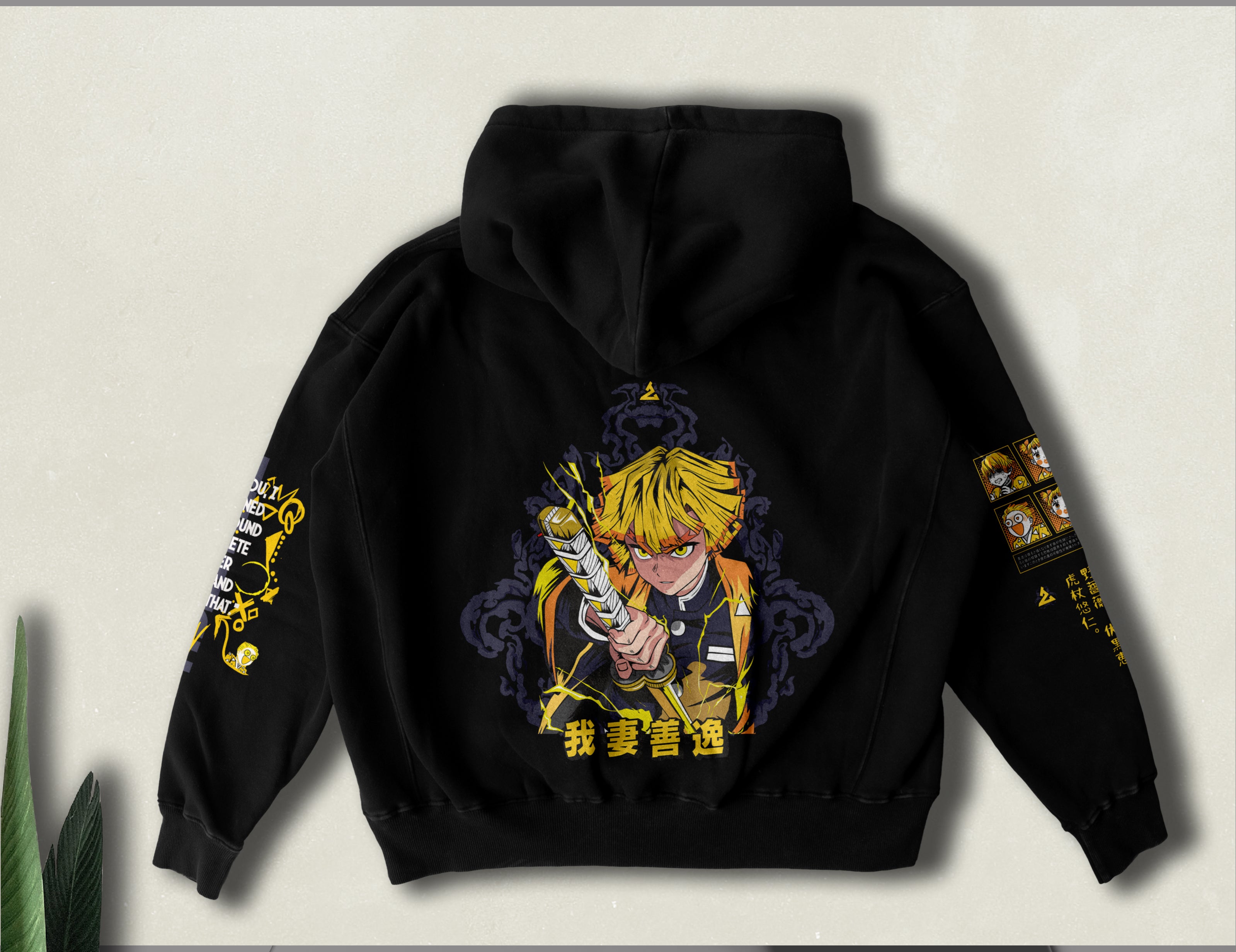 Demon Slayer Hoodie| Zenitsu  Hoodie Unisex