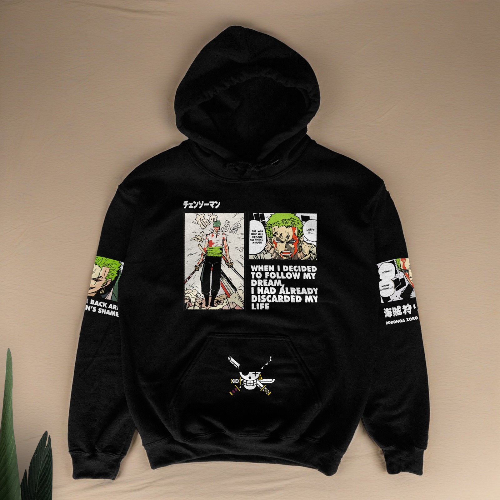 One Piece Hoodie |  Unisex Zoro Hoodie