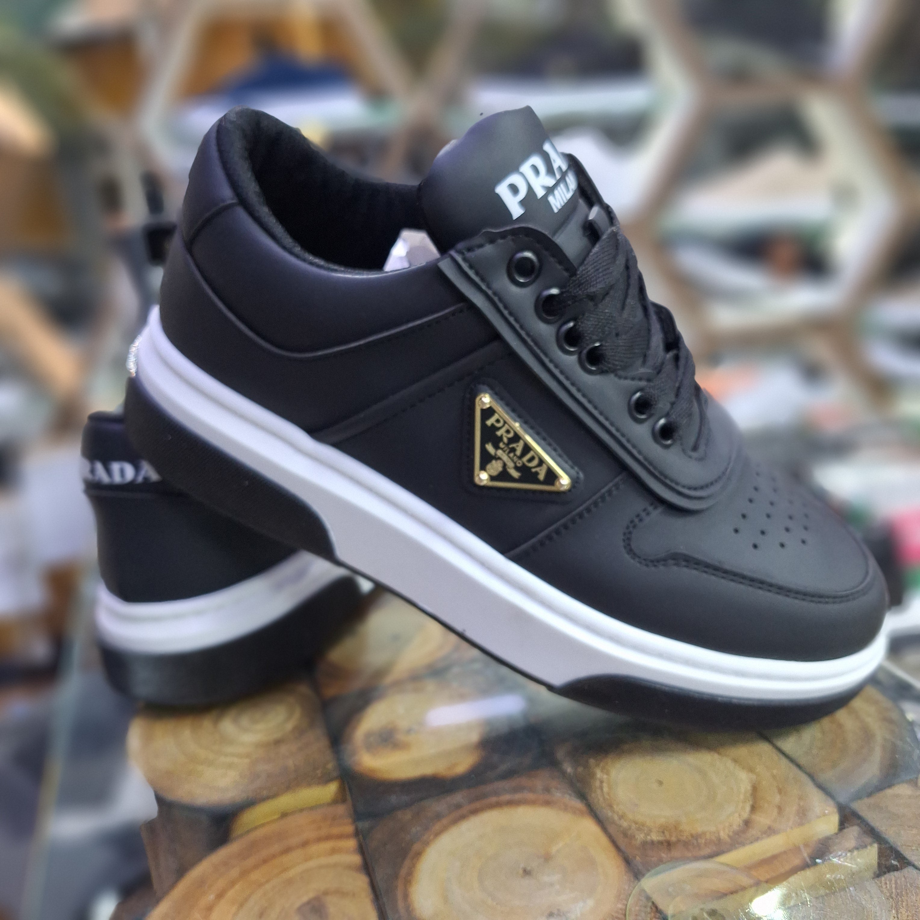 Prada 4 Colors High Sole Stylish Comfortable Casual Shoes Black New Season