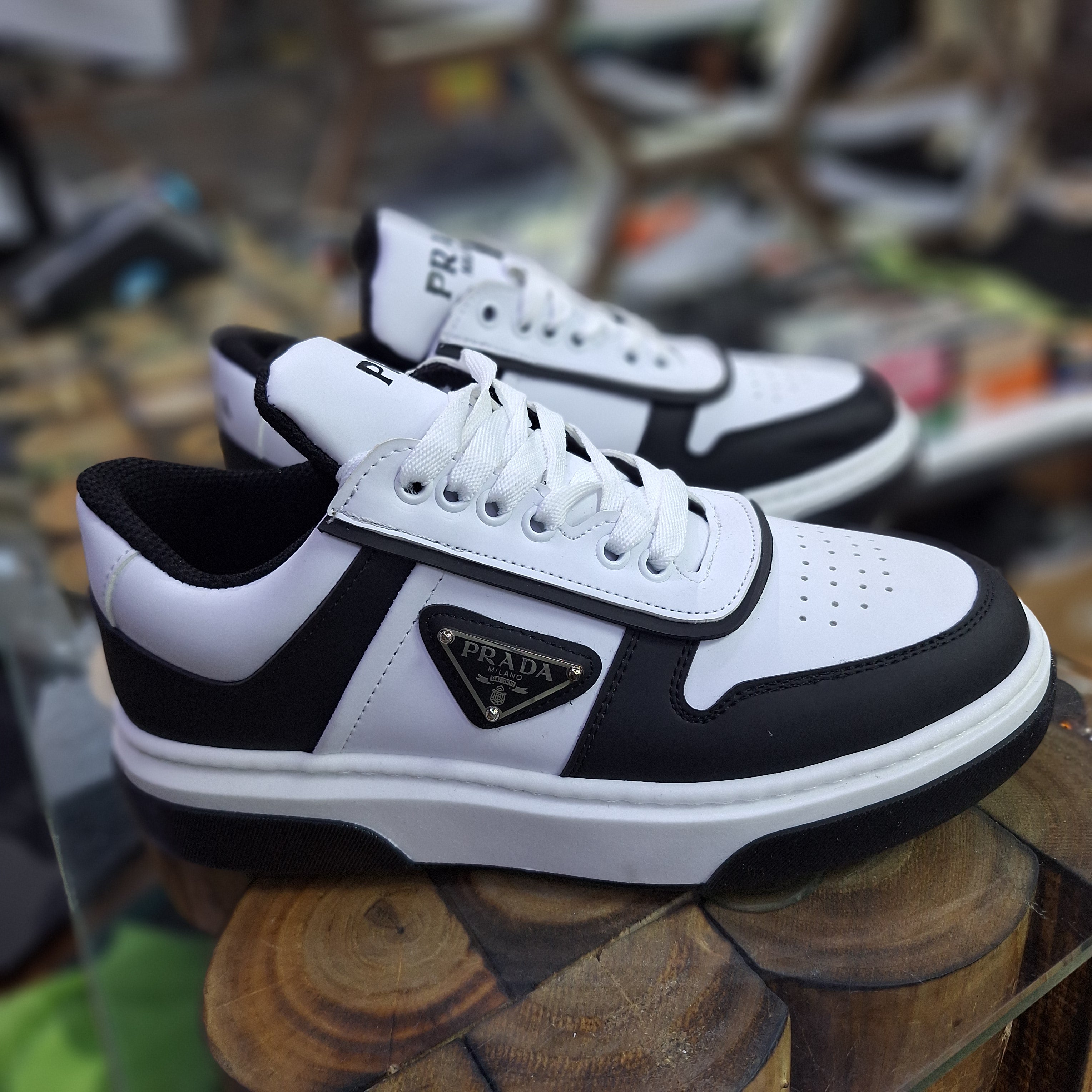 Prada 4 Colors High Sole Stylish Comfortable Casual Shoes Black New Season