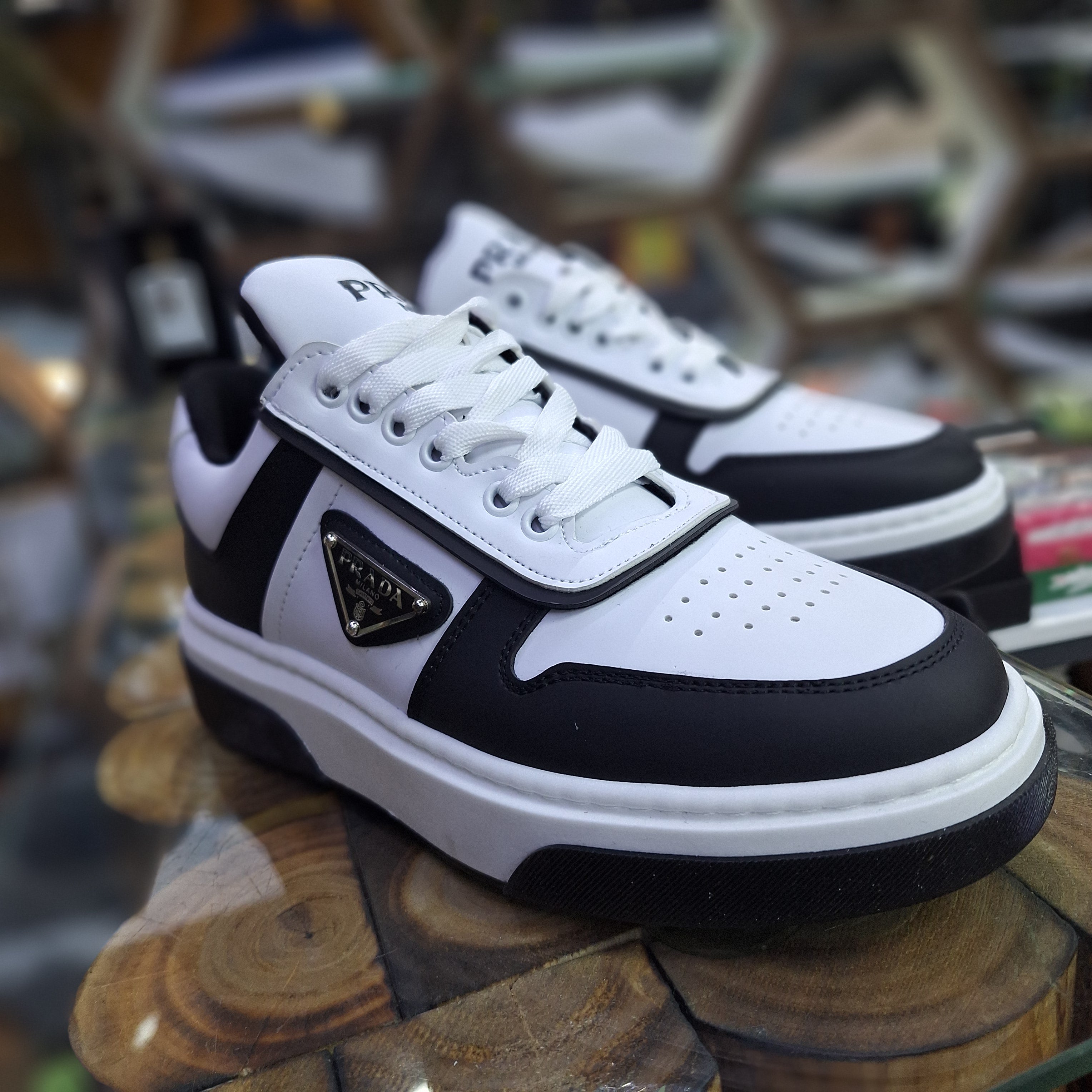 Prada 4 Colors High Sole Stylish Comfortable Casual Shoes Black New Season