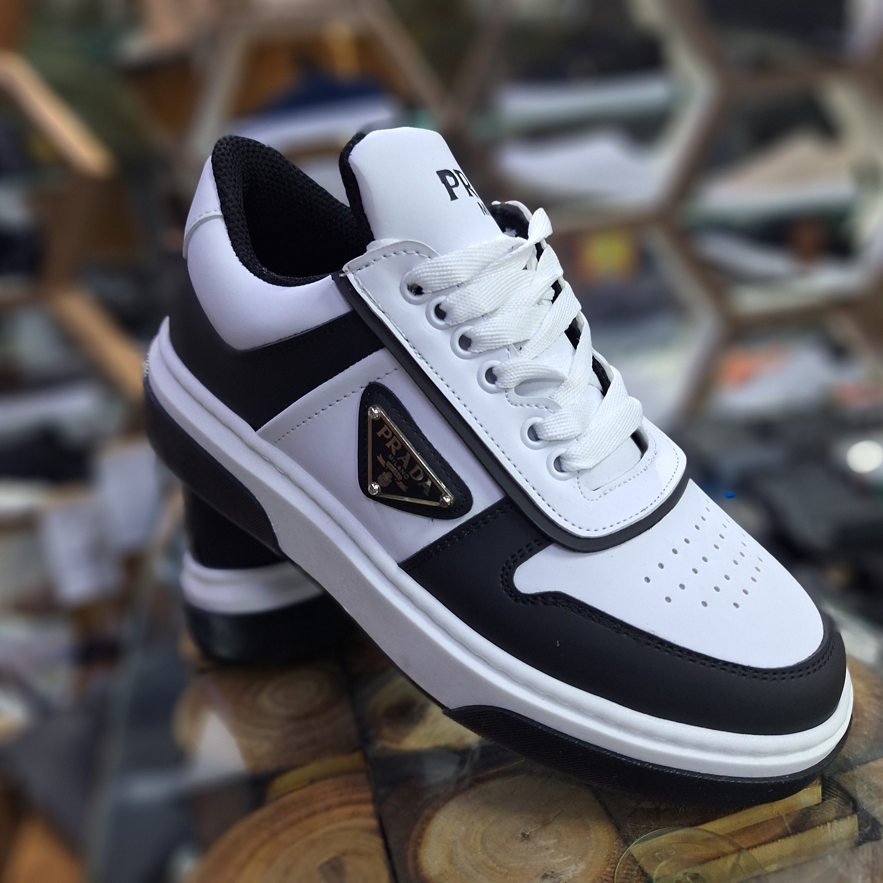 Prada 4 Colors High Sole Stylish Comfortable Casual Shoes Black New Season