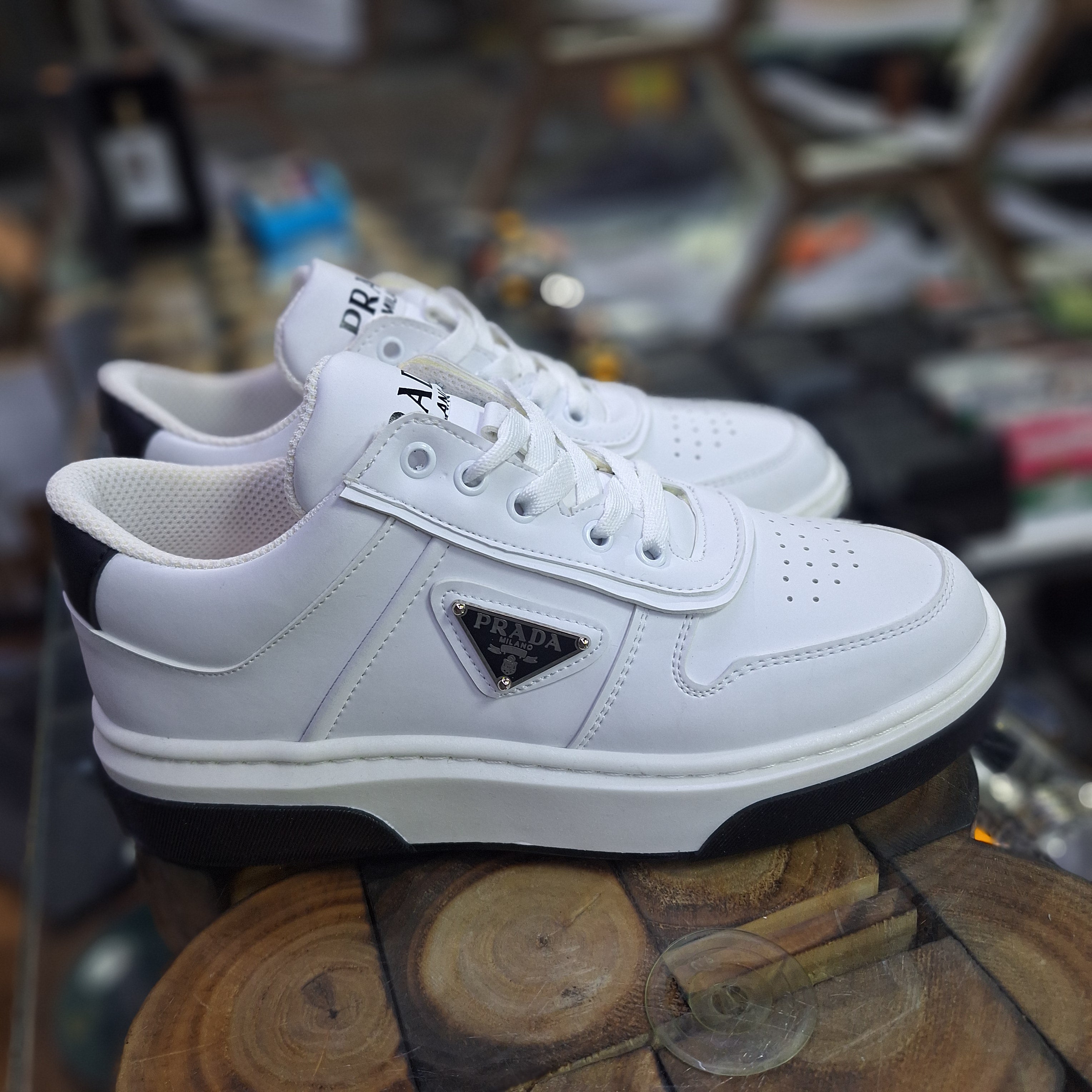 Prada 4 Colors High Sole Stylish Comfortable Casual Shoes Black New Season