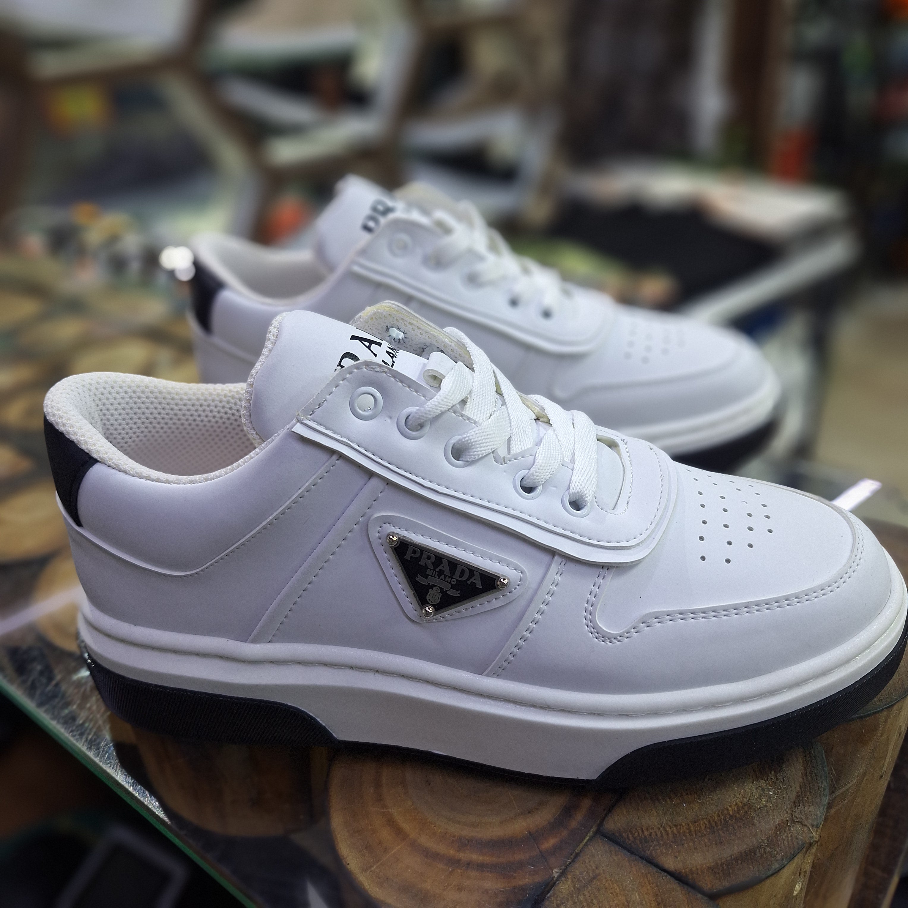 Prada 4 Colors High Sole Stylish Comfortable Casual Shoes Black New Season