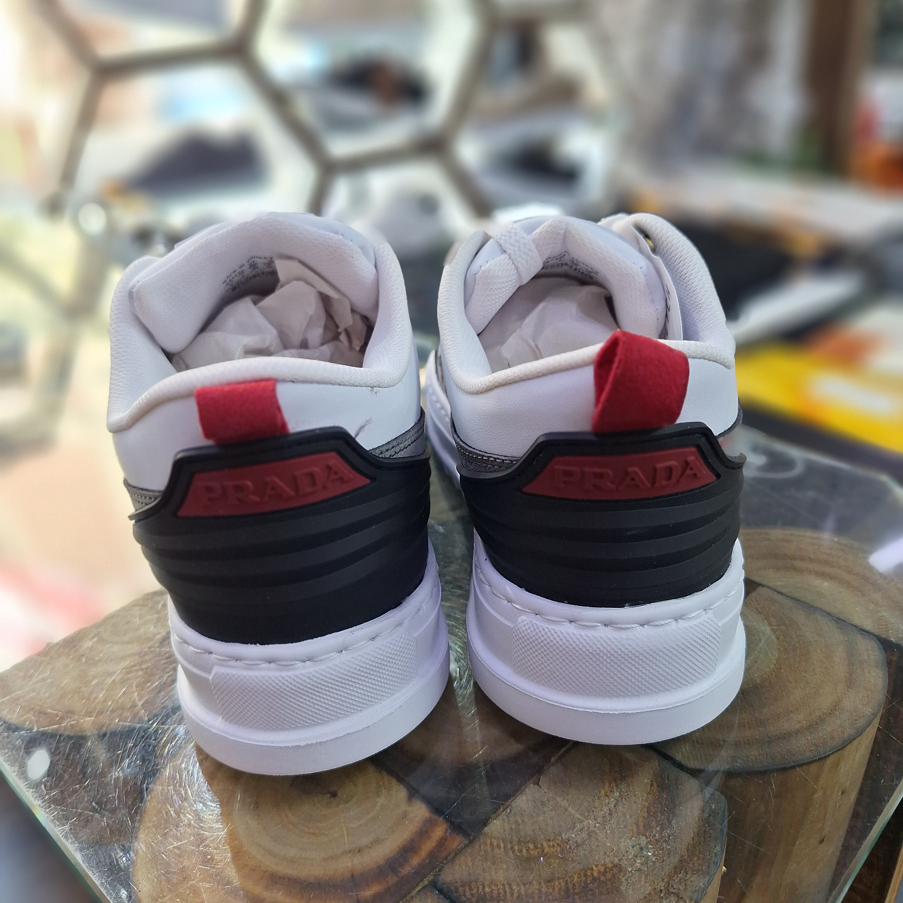 Prada 3-Color White Thin Sole Stylish Comfortable Men's Casual Shoes