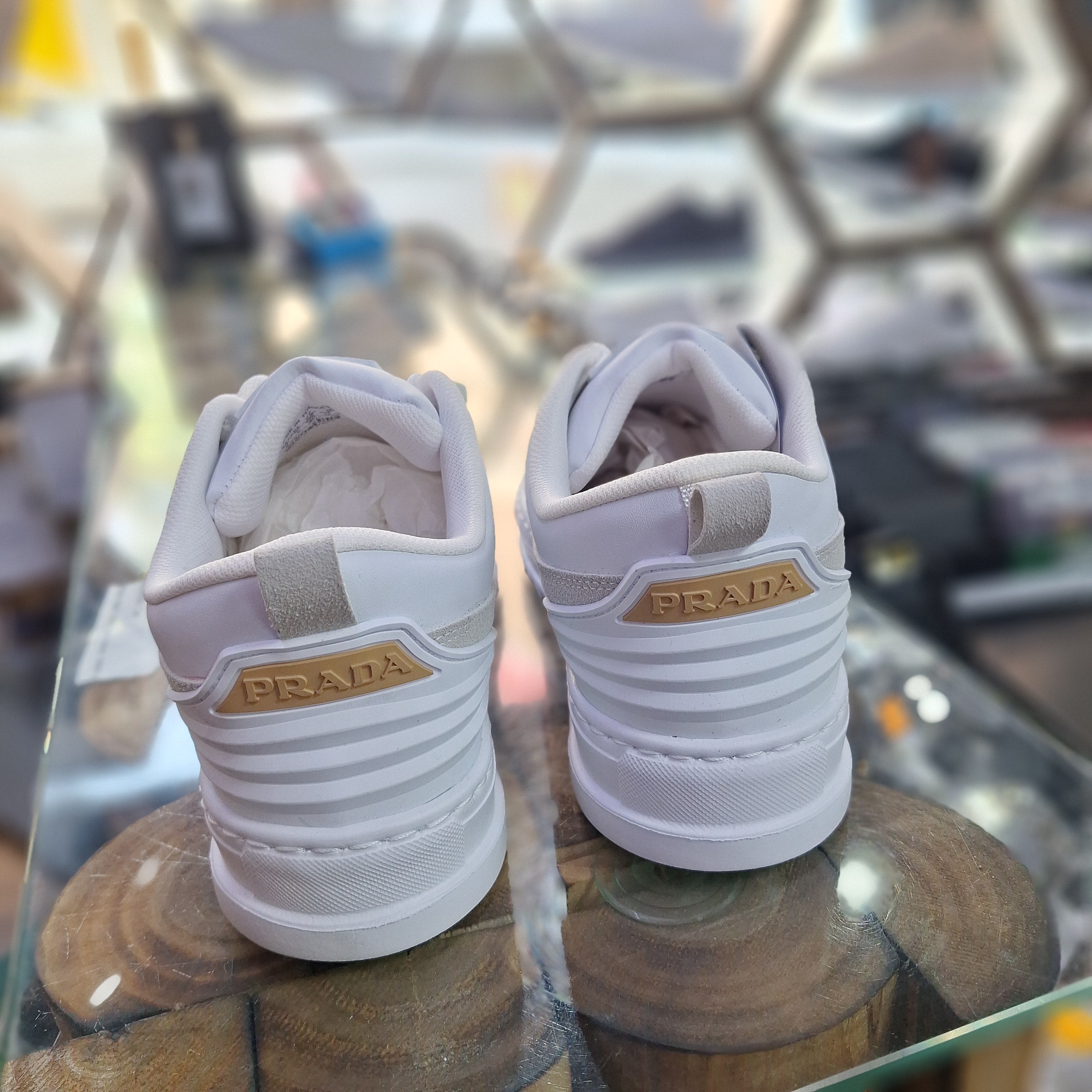Prada 3-Color White Thin Sole Stylish Comfortable Men's Casual Shoes