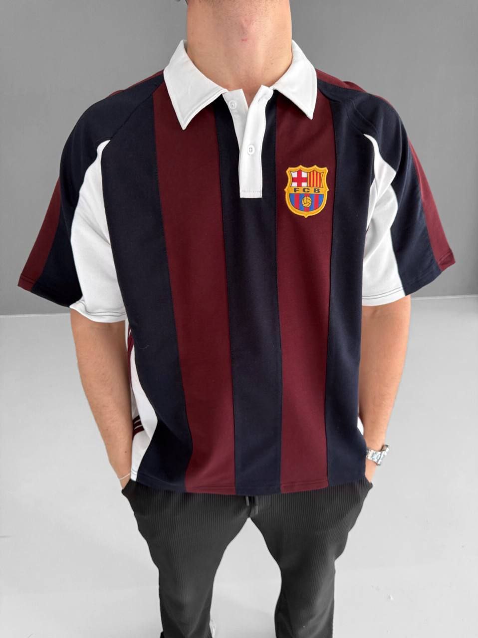 Barcelona Tshirt, Barcelona Jersey, Oversize Streetwear Tee