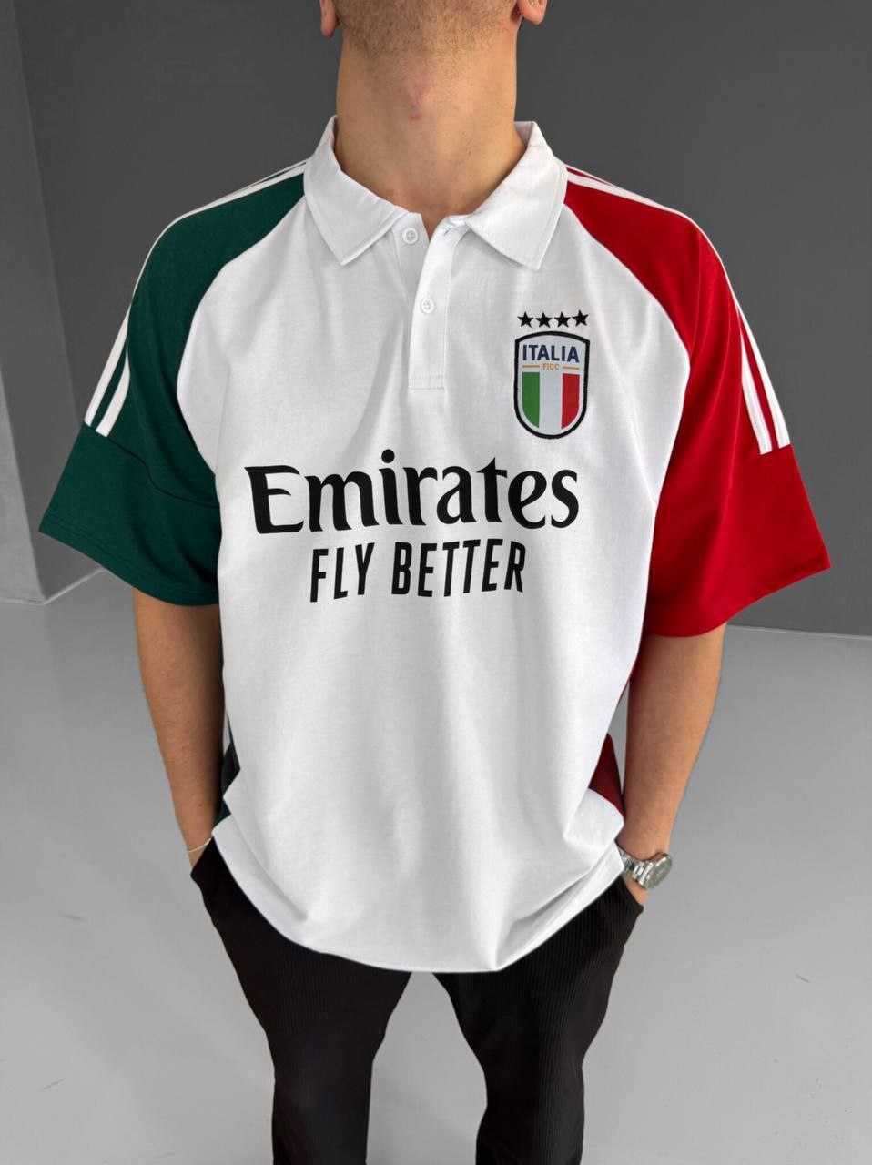 Italia Tshirt, Italia Jersey, Oversize Streetwear Tee