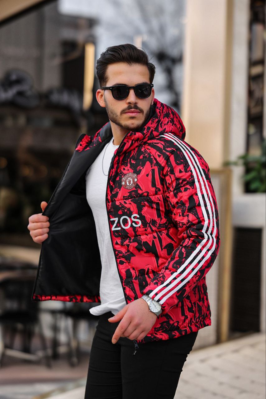 Manchester United Coat | Premium Manchester United Streetwear Puffy Jacket