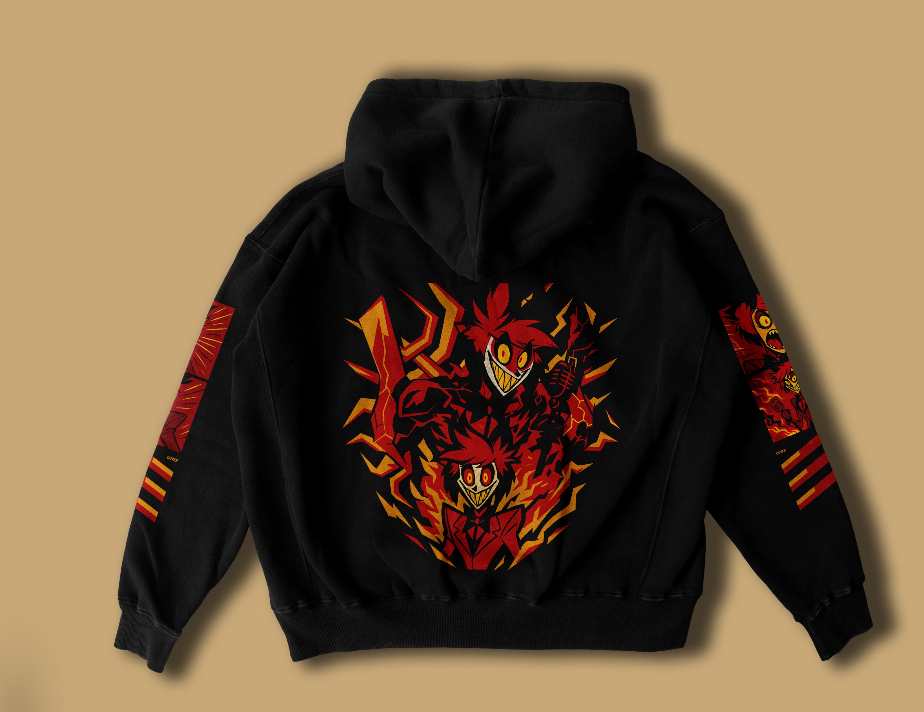 Hazbin Hotel Alastor Hoodie – Unisex Cosplay Sweatshirt for Anime Fans