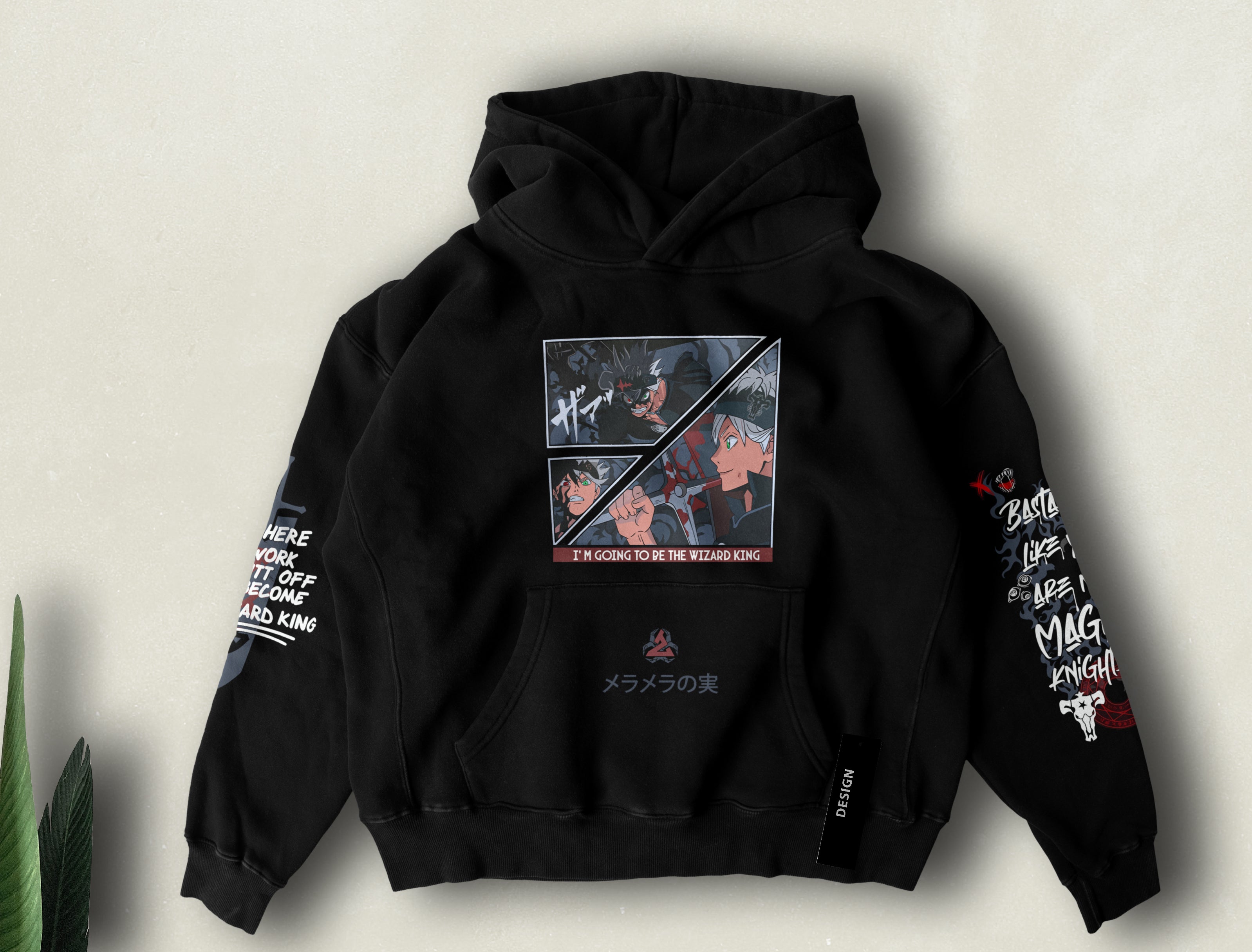 Black Clover Hoodie | Asta Hoodie | Anime Sweater