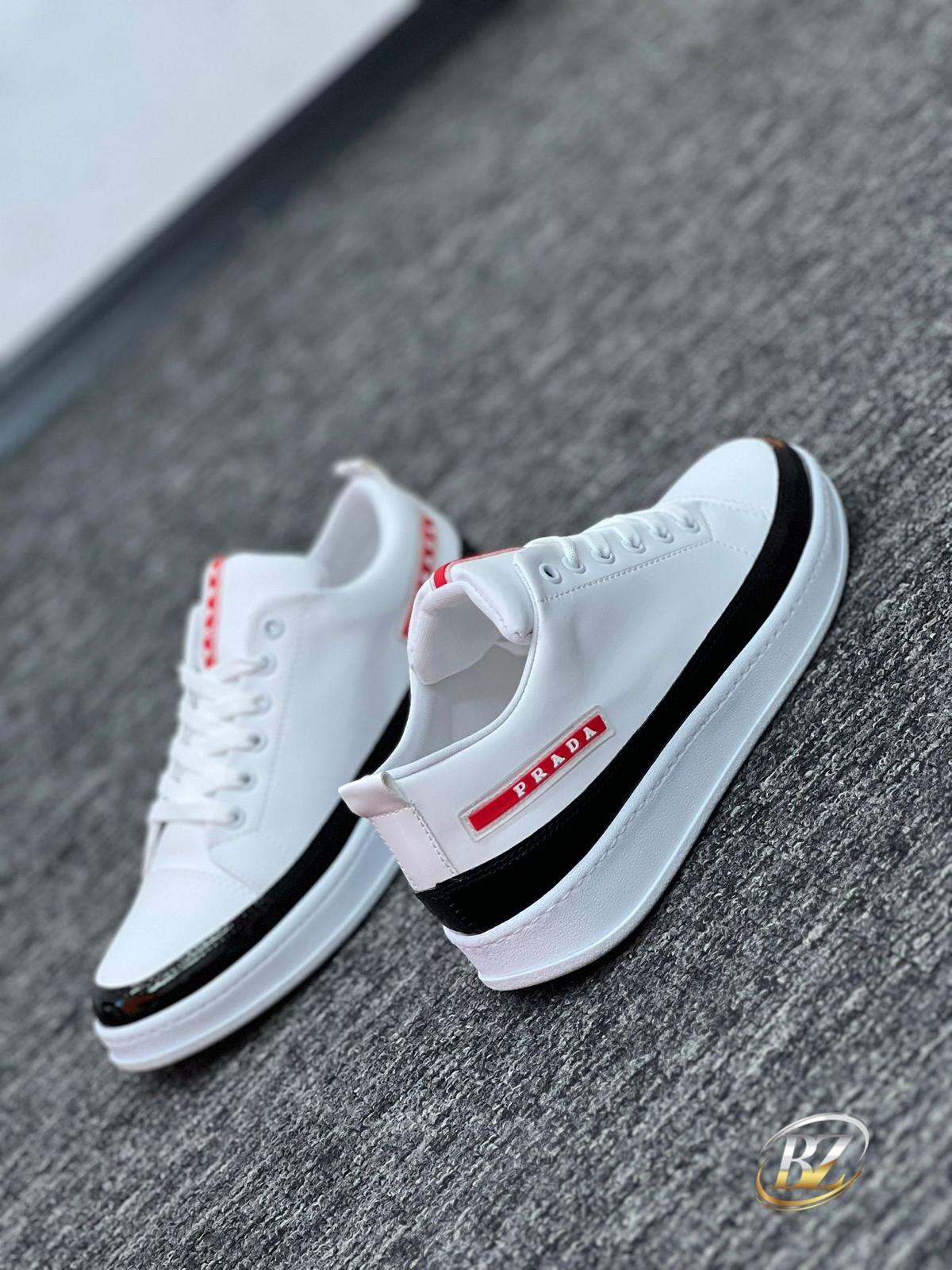 Prada Black Men's Sneaker Shoes – Where Style and Comfort Meet