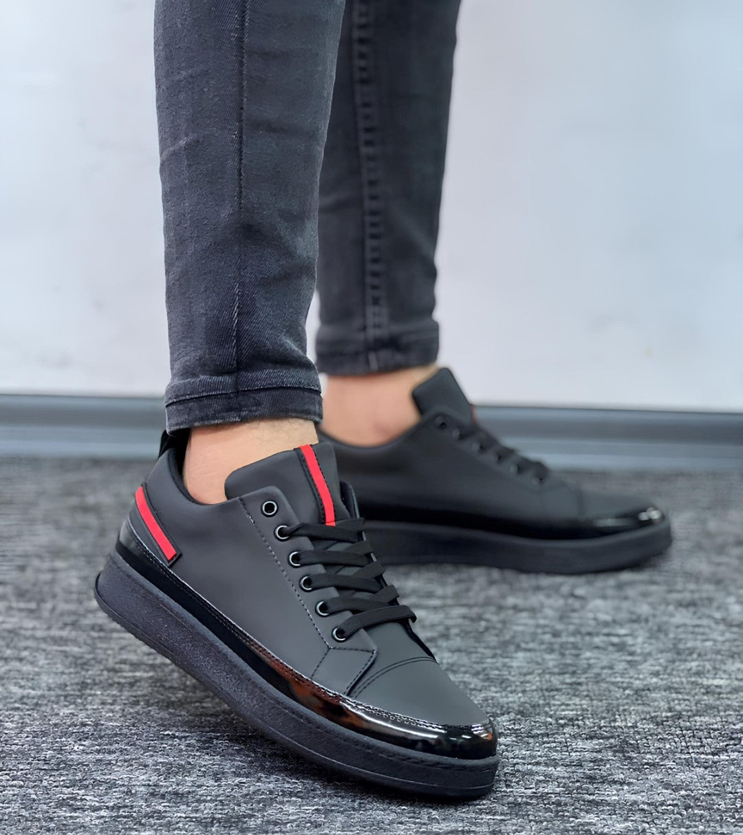 Prada 3-Color High-Heeled Stylish Comfortable Casual Shoes Black New Season