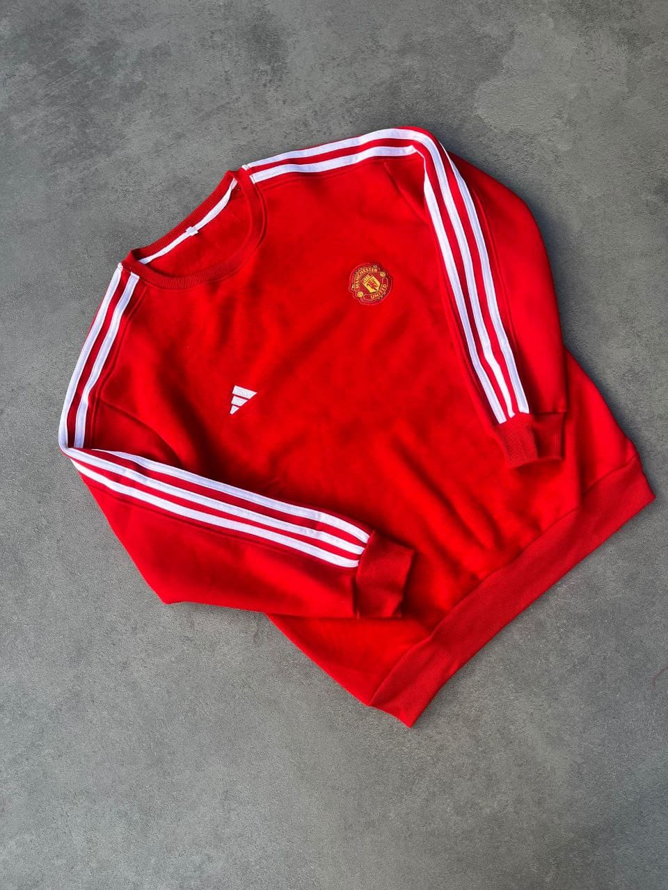 Manchester United Emroided Sweatshirt | Premium United Adidas Streetwear Jersey