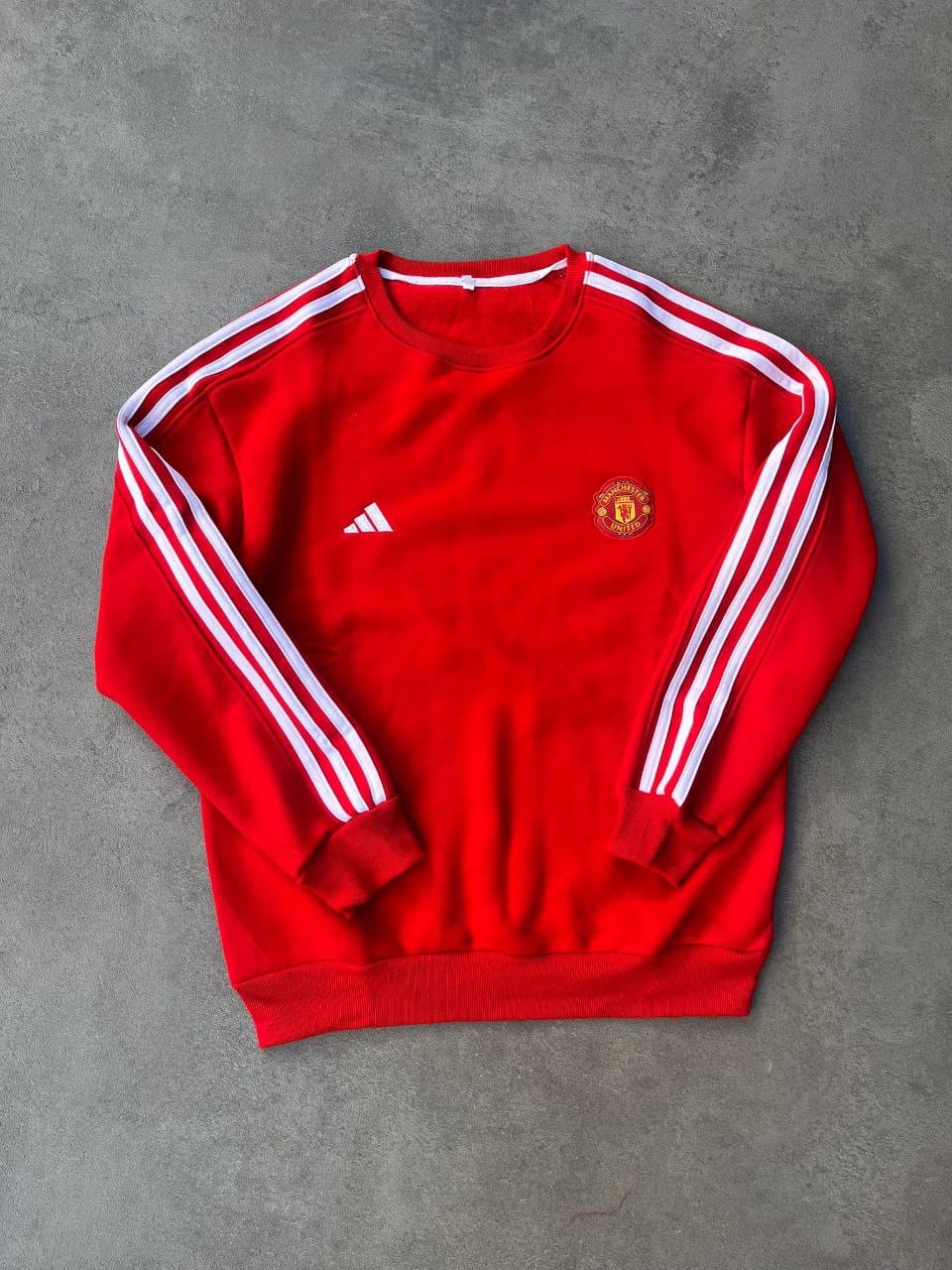 Manchester United Emroided Sweatshirt | Premium United Adidas Streetwear Jersey