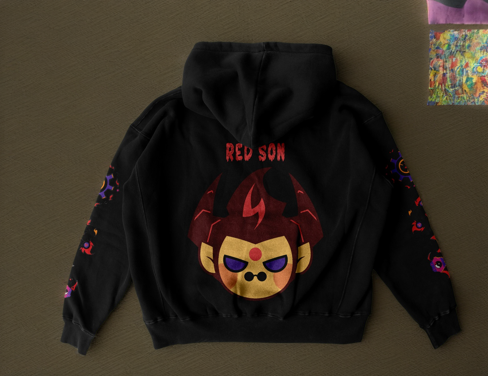 LEGO Monkie Kid Cosplay | Unisex Red Son Hoodie