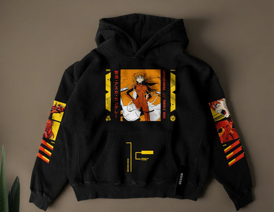 Neon Genesis Evangelion Cosplay | Unisex Asuka Evangelion Hoodie