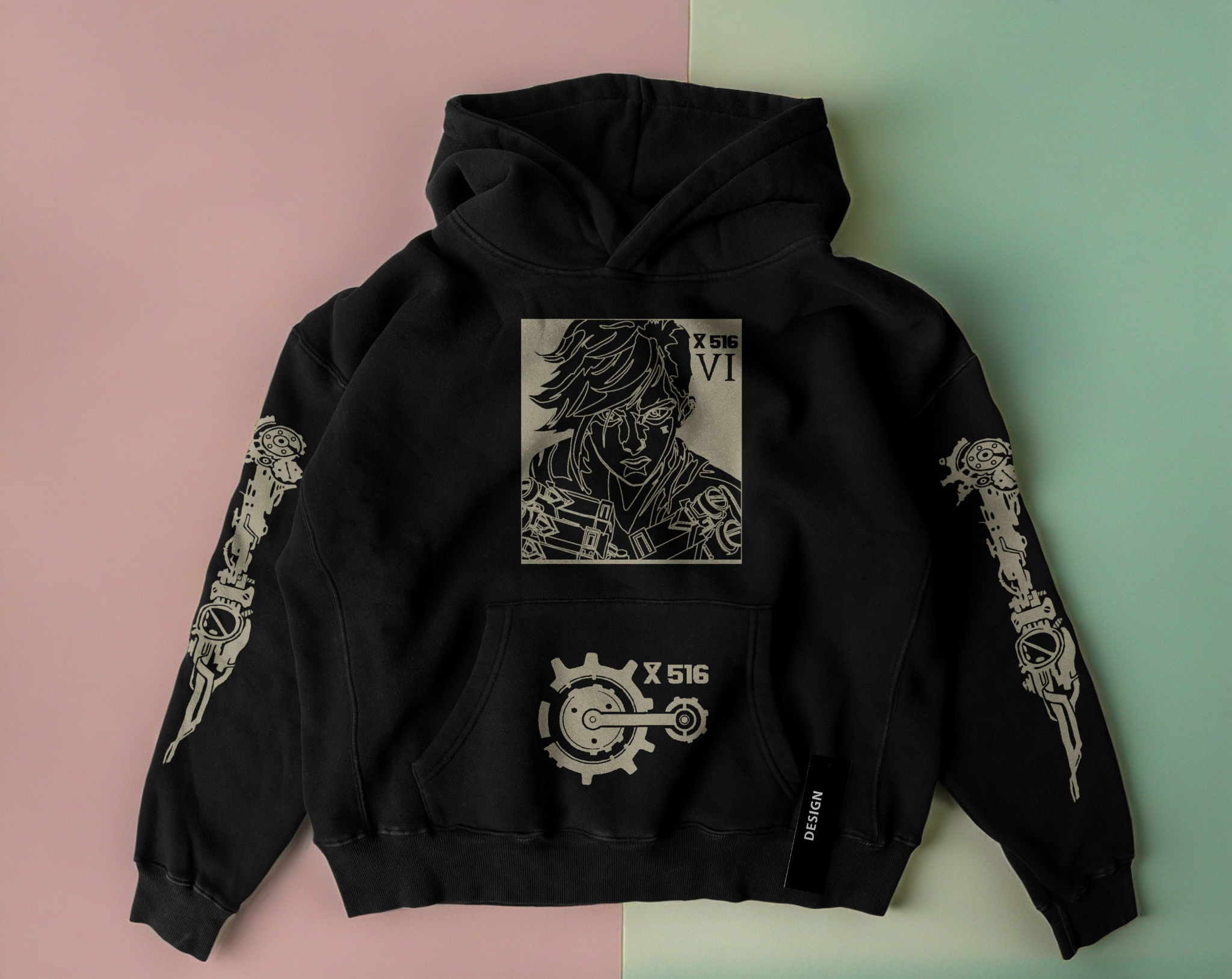 Arcane Cosplay | Unisex VI Face Hoodie