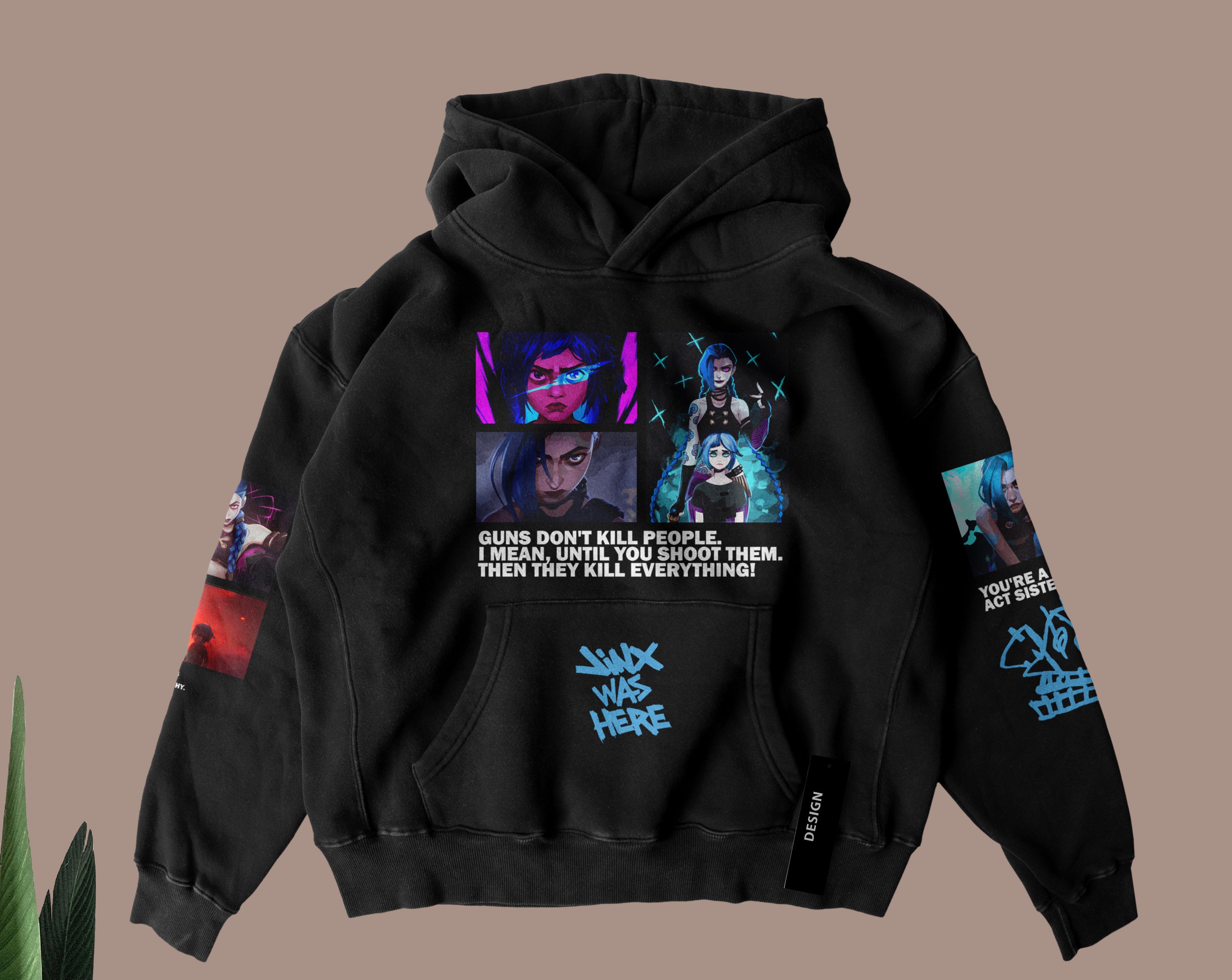 Arcane Cosplay | Unisex Jinx X Hoodie