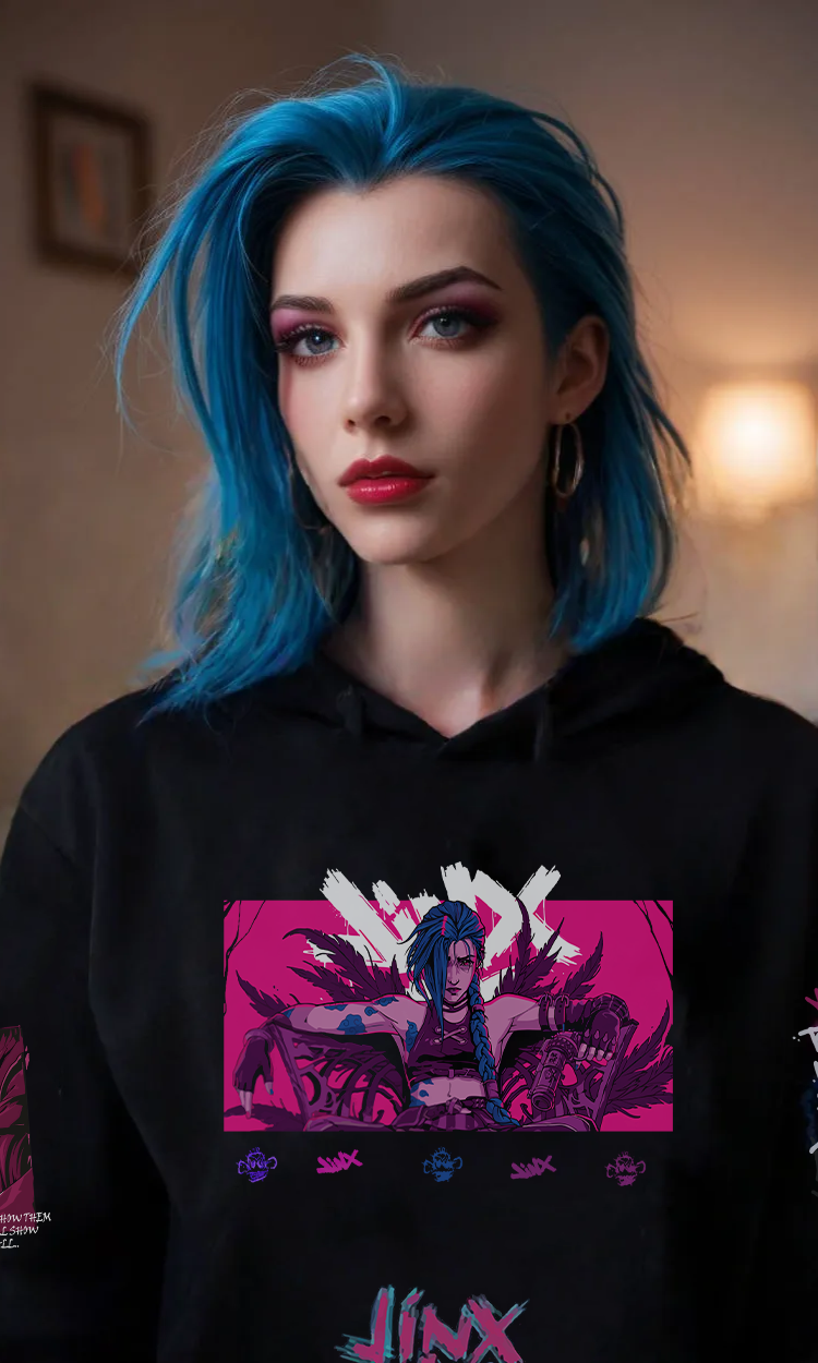 Arcane Cosplay | Unisex Jinx Hoodie