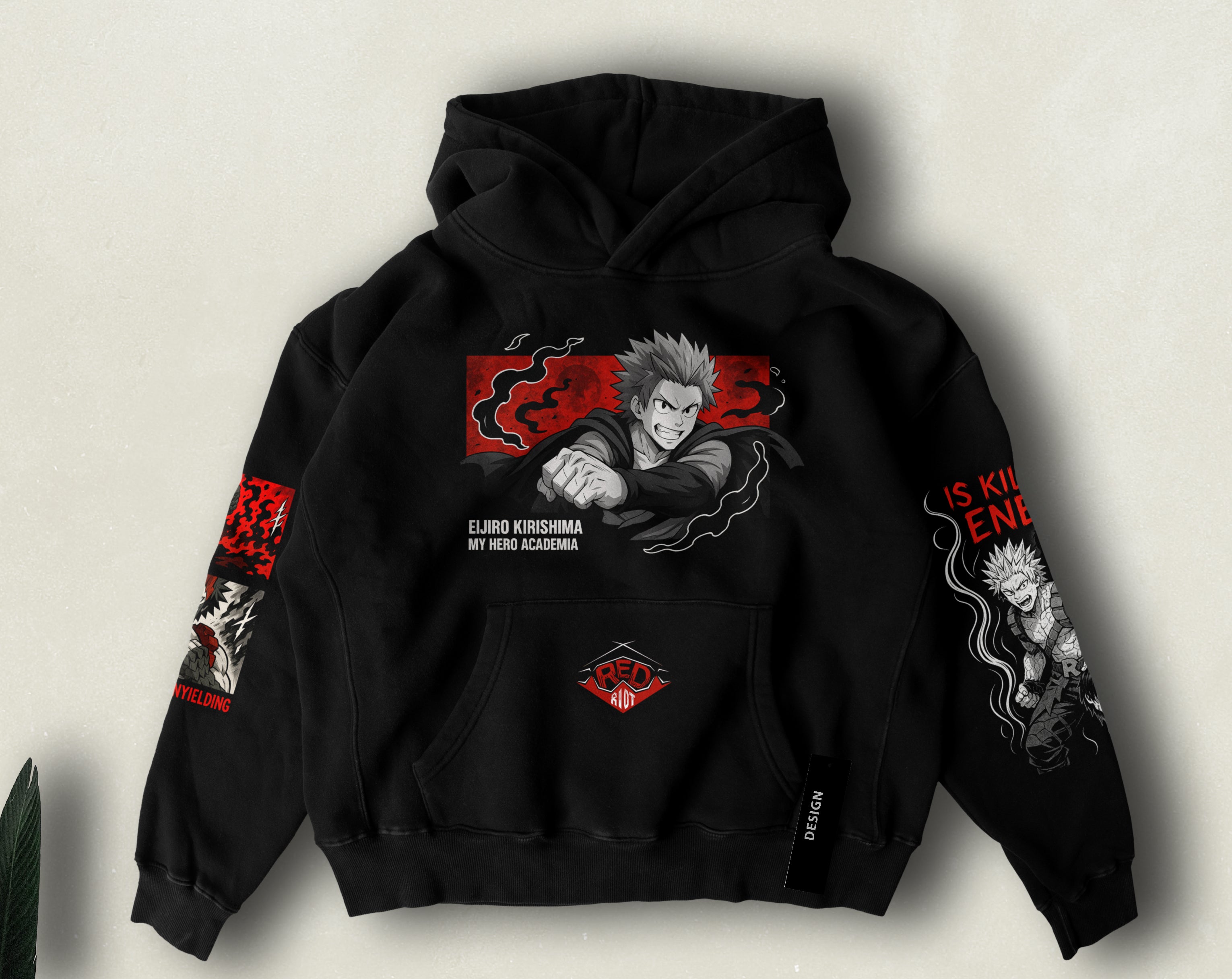 MHA Red Riot Hoodie | Premium Hero Academia Merchandise – The Anime World