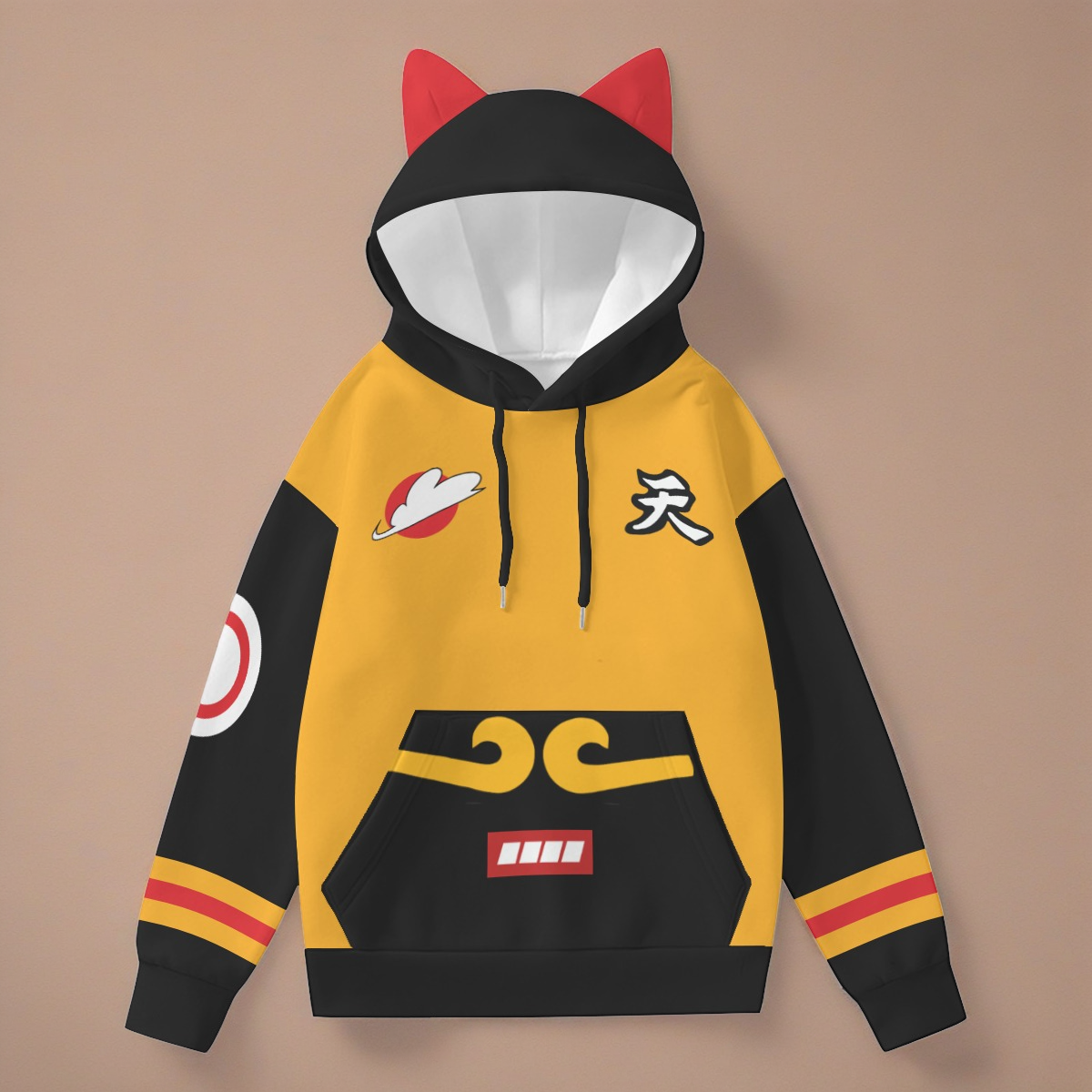 LEGO Monkie Kid Cosplay | Unisex W Edition Wukong Cat Ear Hoodie