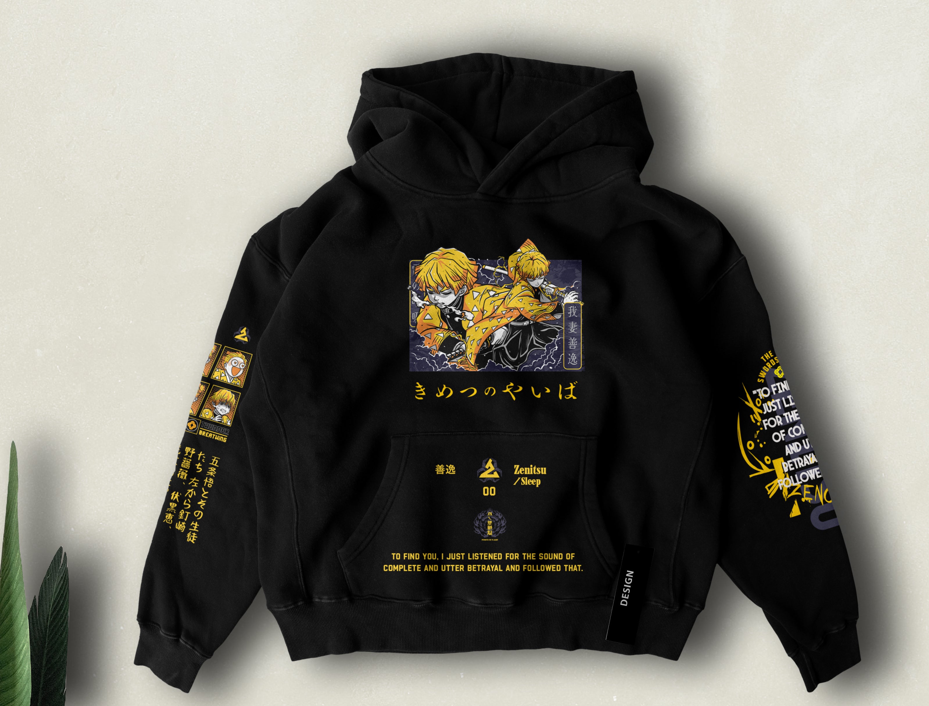 ᐠ( ᑒ  )ᐟ TAW | Unisex Tanjiro and Nezuko Hoodie - Demon Slayer